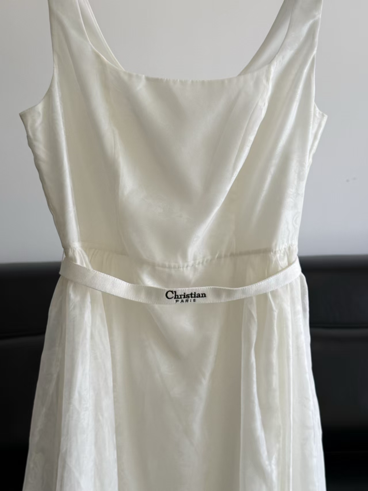 Di 26ss Mulberry Silk Organza Maxi Dress