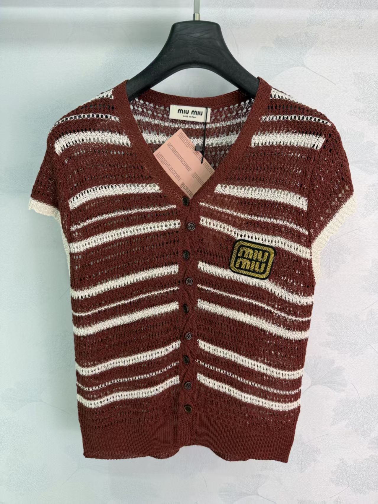 Mi*26 Spring/Summer New Striped Knit Cardigan