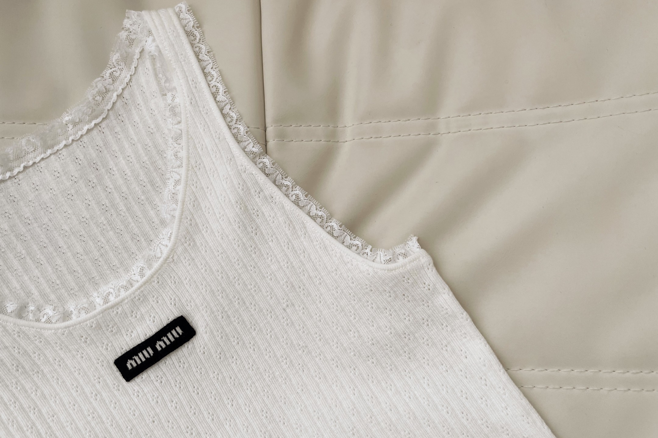 Mi Lace-trimmed Knit Camisole