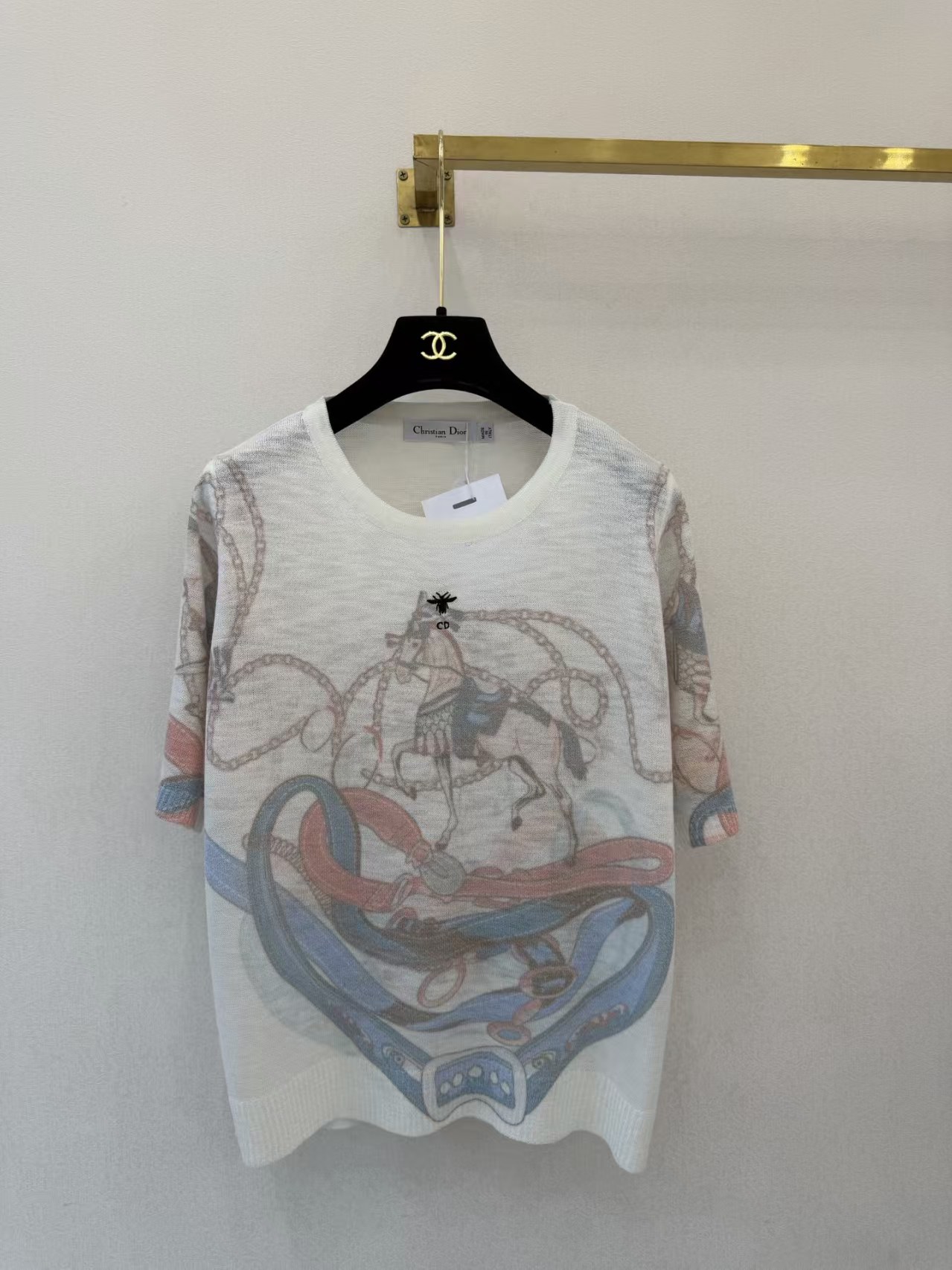 Di Printed Knit Short Sleeve