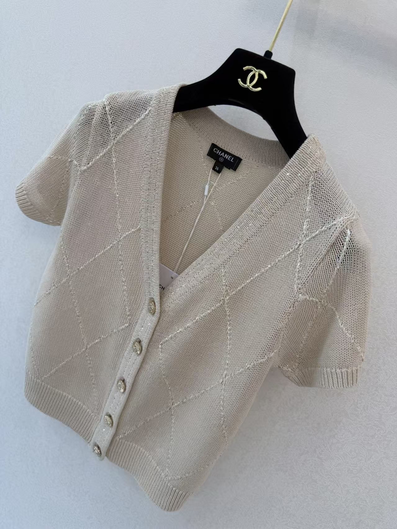 Cha 26 Early Spring New Argyle Knit Set
