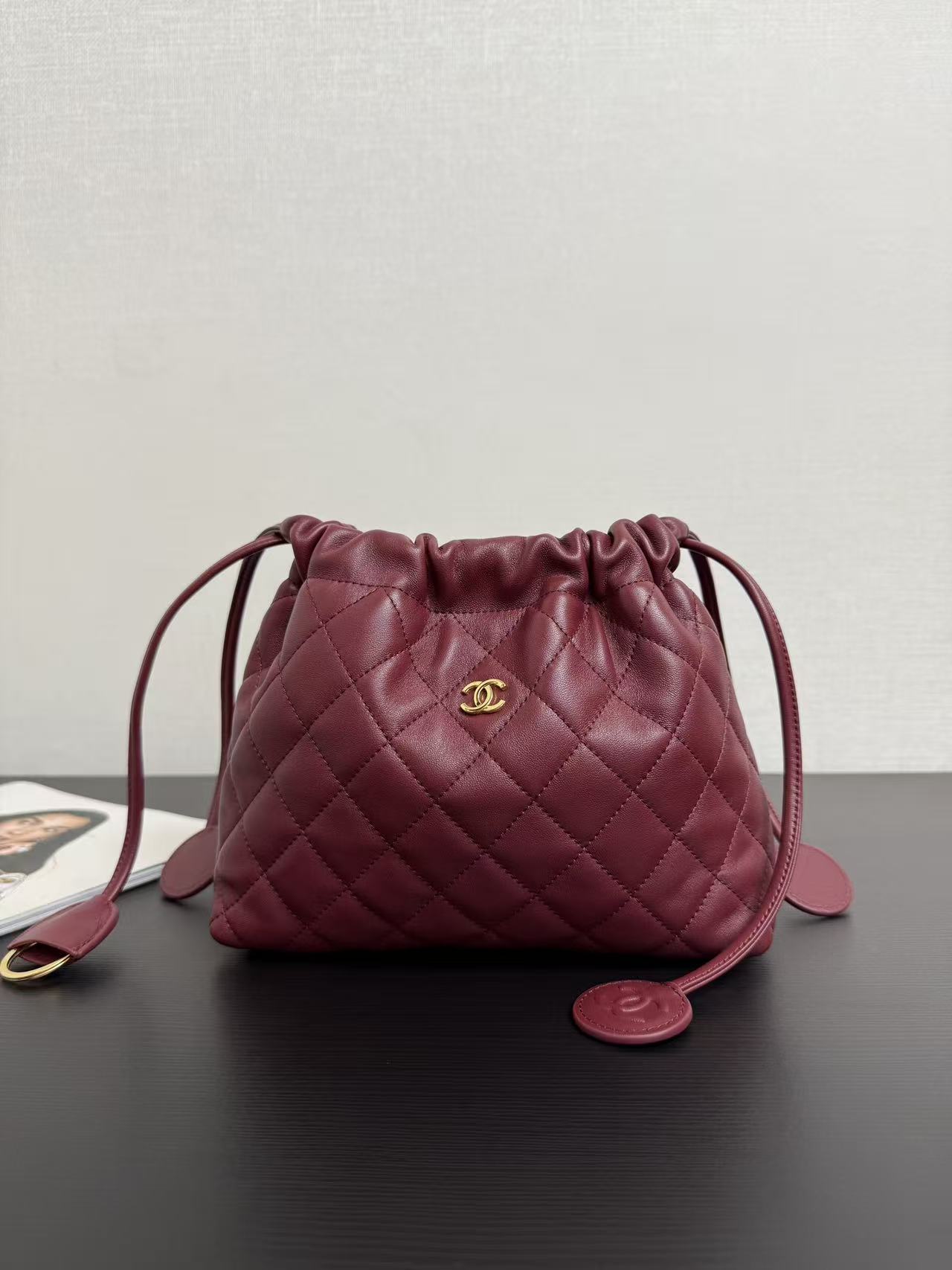 CC26SS Drawstring Bucket Bag