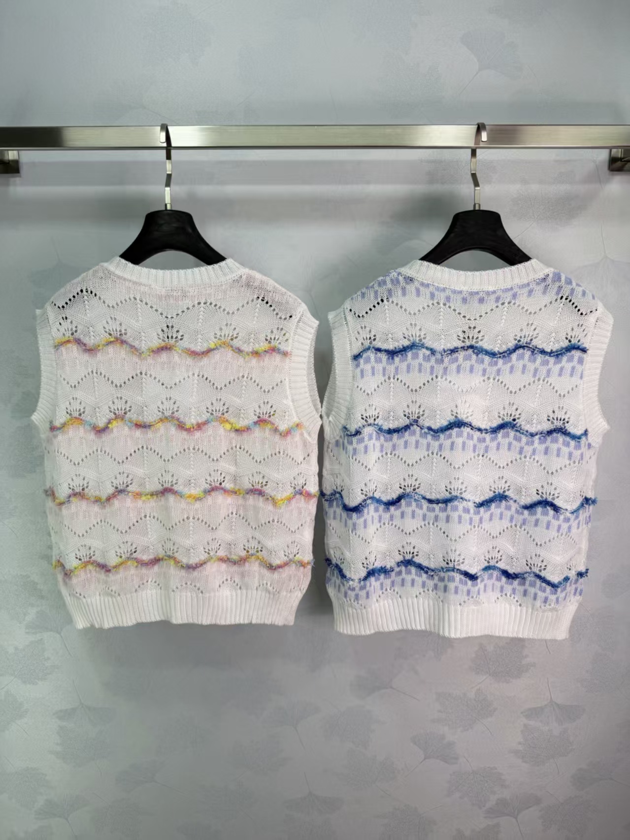Cha* 2026 Spring/Summer New Stripe Knit Vest!