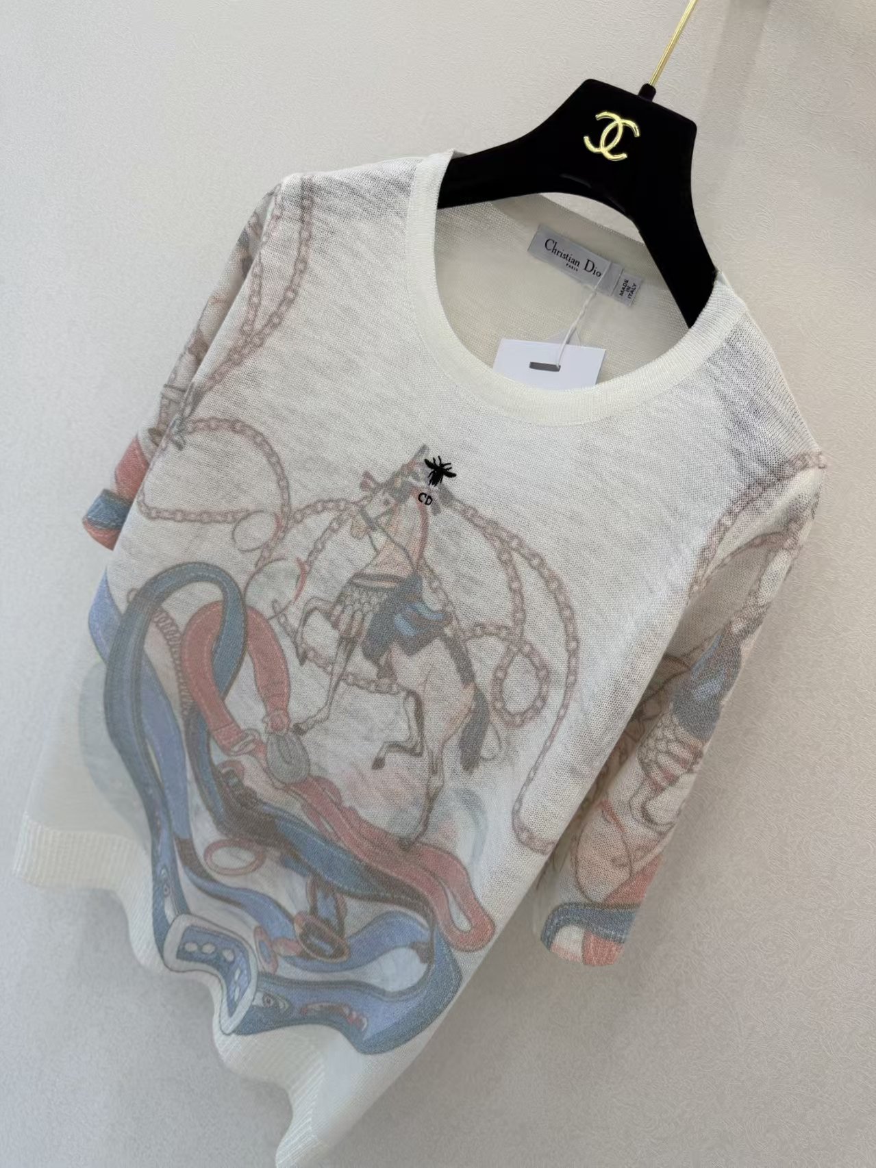Di Printed Knit Short Sleeve
