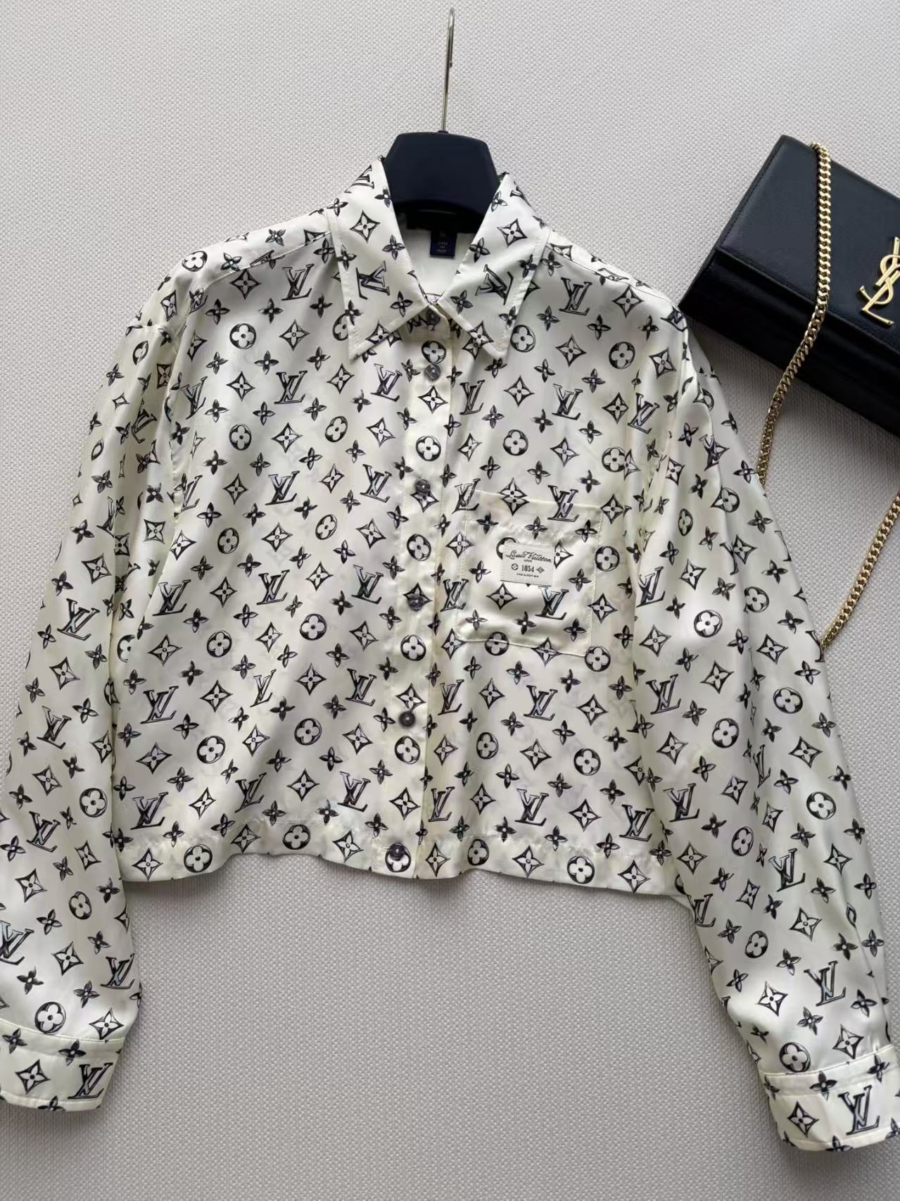 LO 2026 Early Autumn Series Monogram Silk Shirt