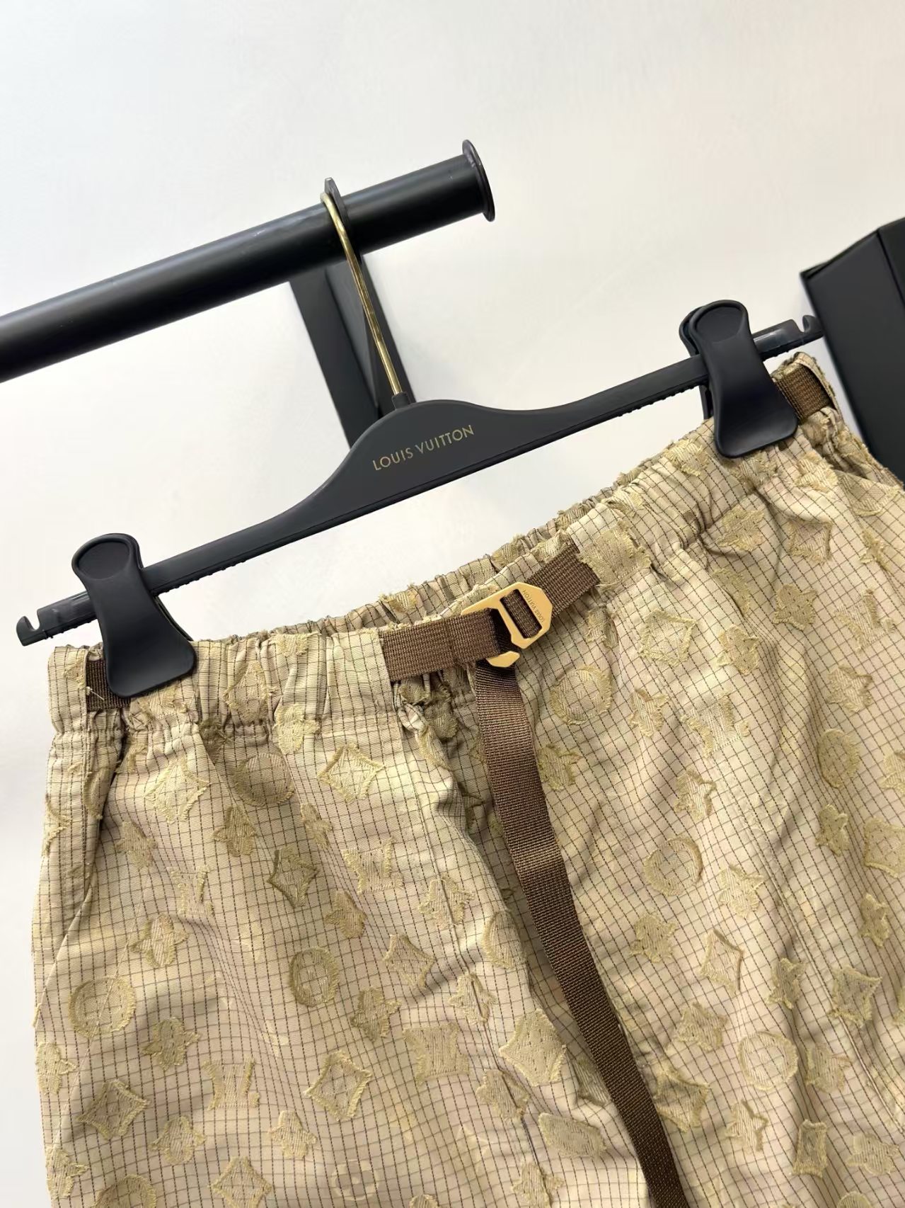 LO New Plaid Jacquard Casua Shorts