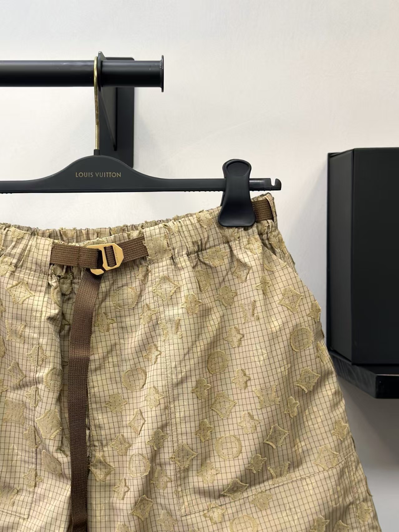 LO New Plaid Jacquard Casua Shorts