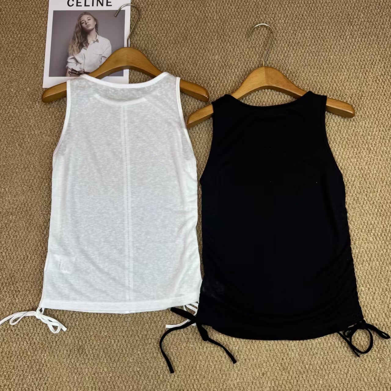 Cha 26 Summer New Drawstring TankTop