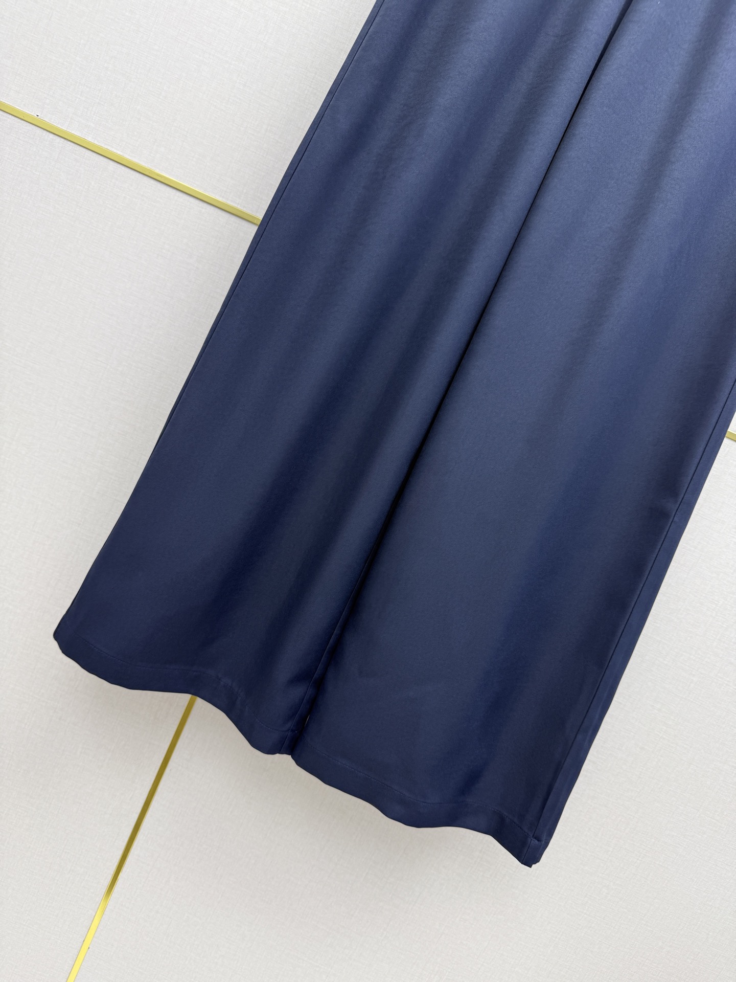 Mi ruffle-waist high-waisted wide-leg pants