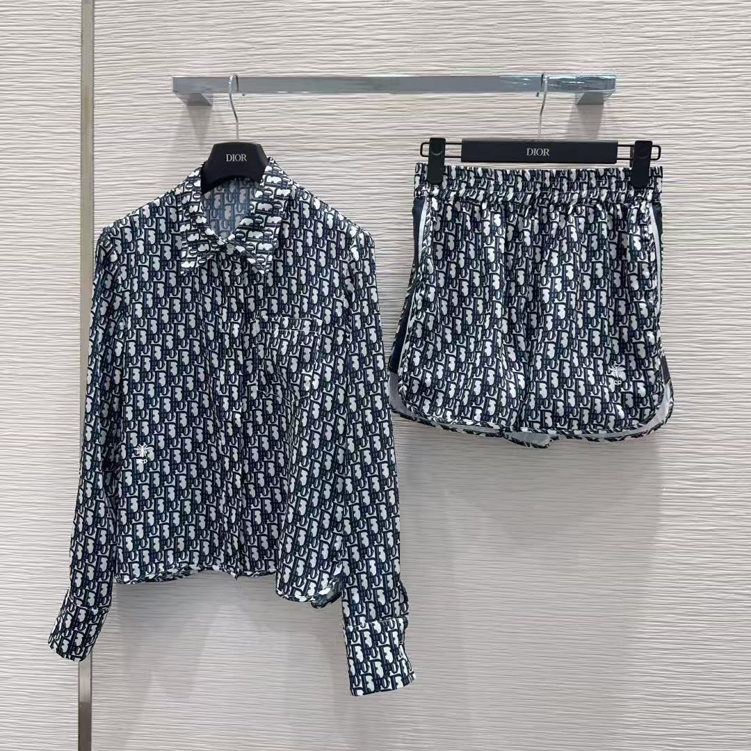 DR26SS Classic Monogram Printed Two-Piece Outfit