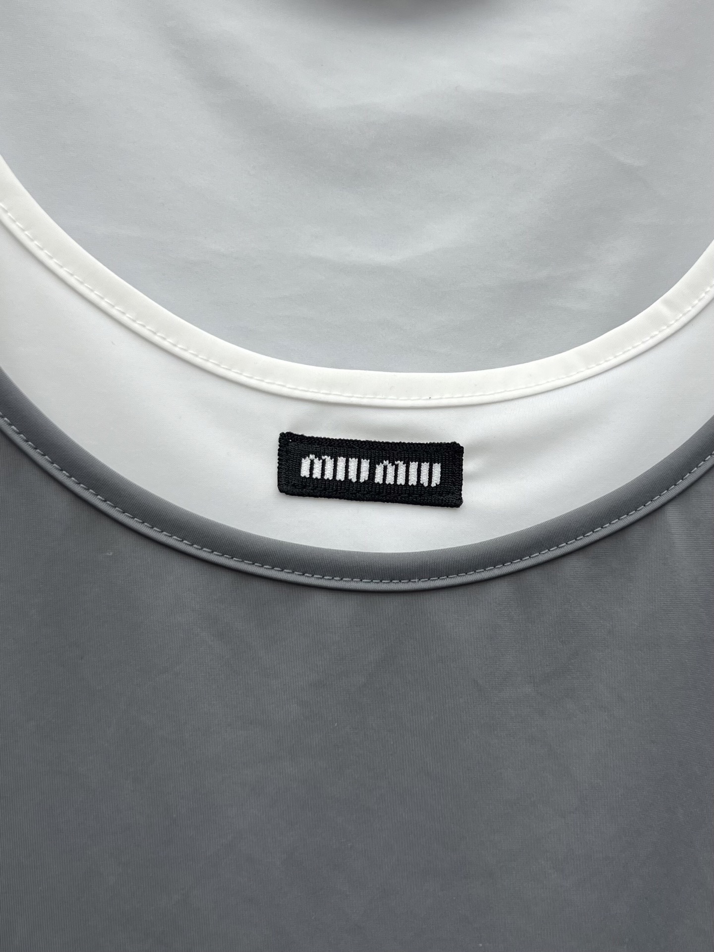 Mi* Fake two-piece tank dress