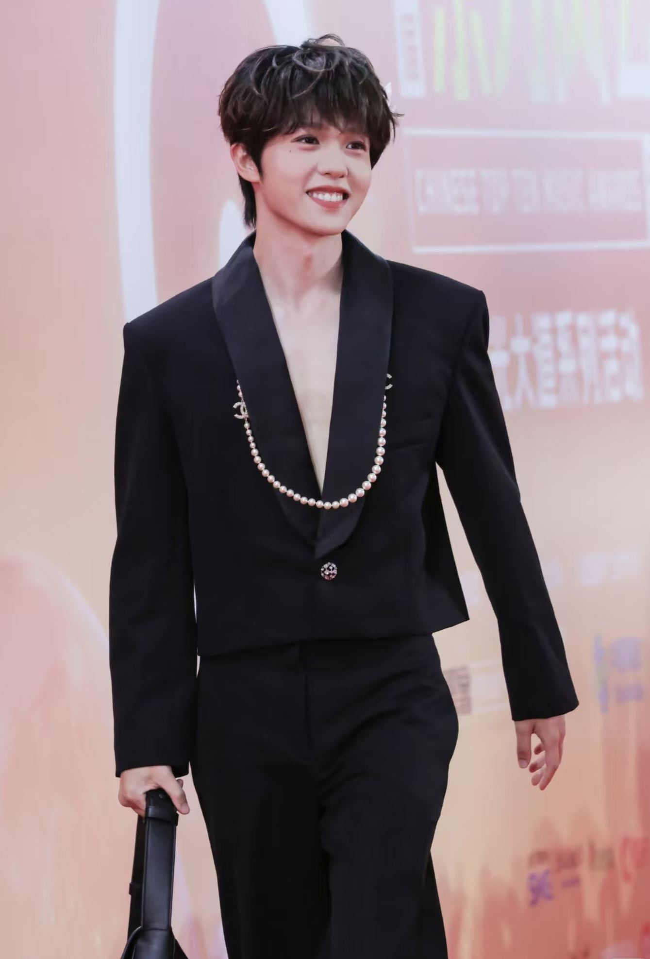 2026 Summer Series New StyleLi Hao runway same style Chanel-style black cropped suitjacket