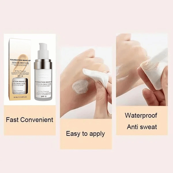 🎁Last Day - Buy 1 Get 1 Free🎉Colour Changing Mature Skin Foundation