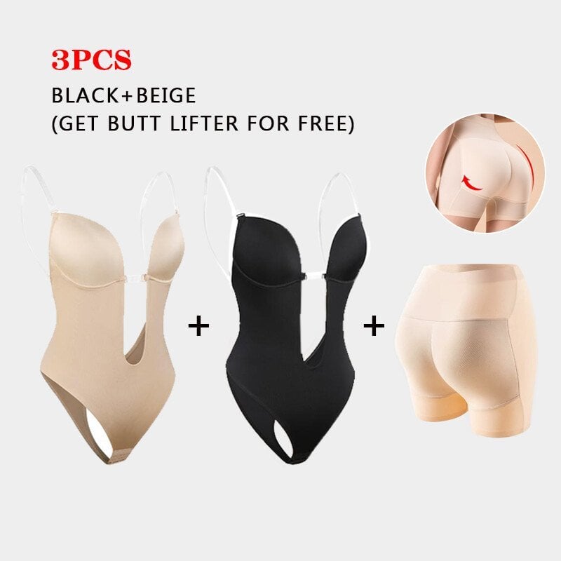 Backless Body Shaper Bra