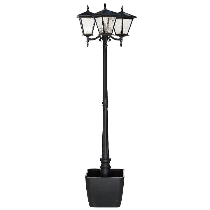 🎉Limited Time Promotion💝Only Today Buy 2 Get 3 Free ✨Energizer Solar 3-Head Lamp Post w/ Detachable Planter