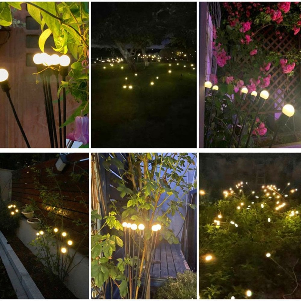 Christmas promotion🔥 IP65 Waterproof Solar Powered Firefly Garden Light(Buy 6 Free Shipping)