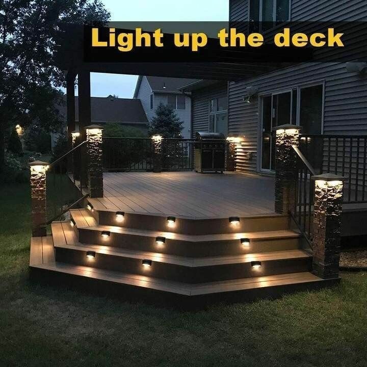 🥰Waterproof Outdoor Solar Deck Lights-BUY 6 FREE SHIPPING
