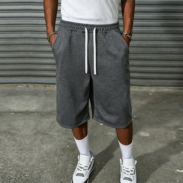 Casual men's cotton shorts, fashionable summer men's clothing, comfortable daily street wear