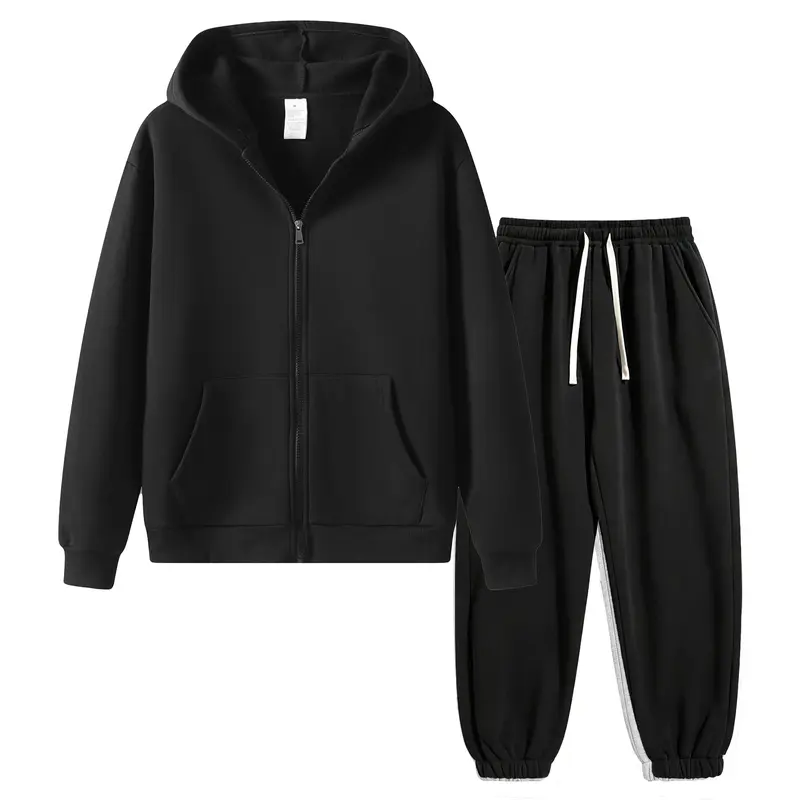 Men's Vintage Knitted Tracksuit Set, Fitted