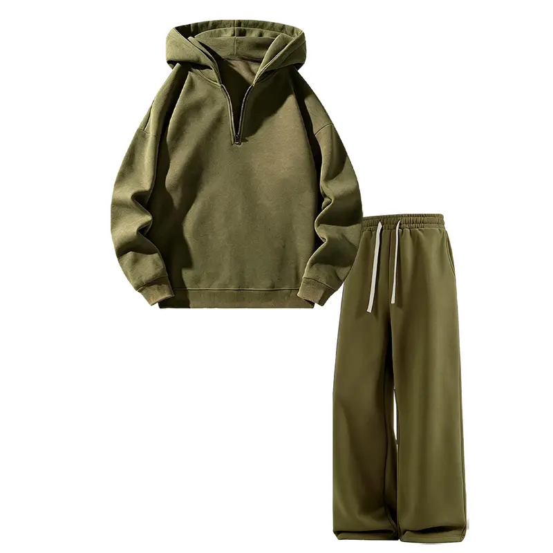 Men's Vintage Knitted Tracksuit Set, Fitted
