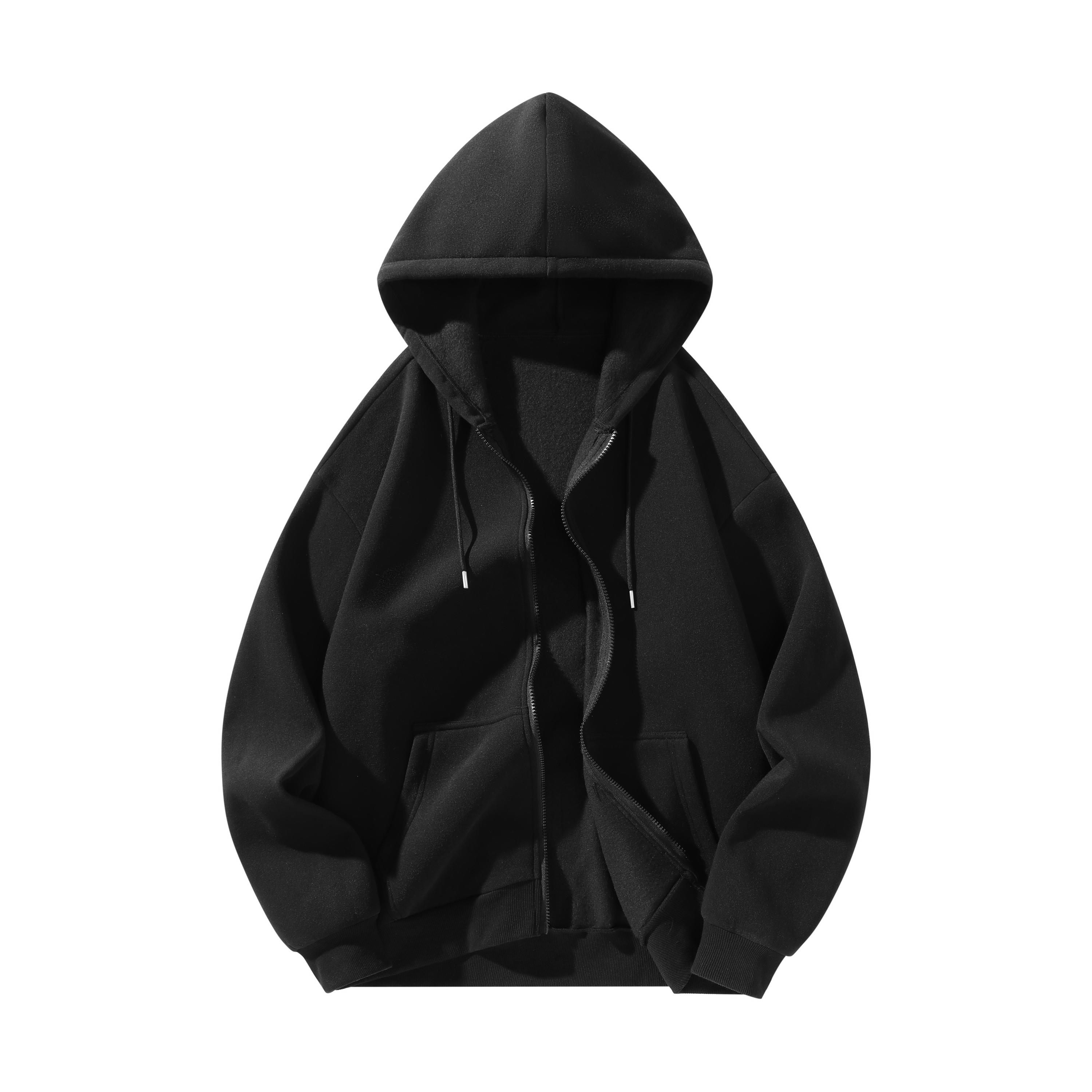 Men's 4-Pack Minimalist Vintage Zip-Up Hoodies - Oversized Loose Skater Menswear, Casual Sporty Stylish All-Seasons Athletic Sweatshirts Outerwear Basics