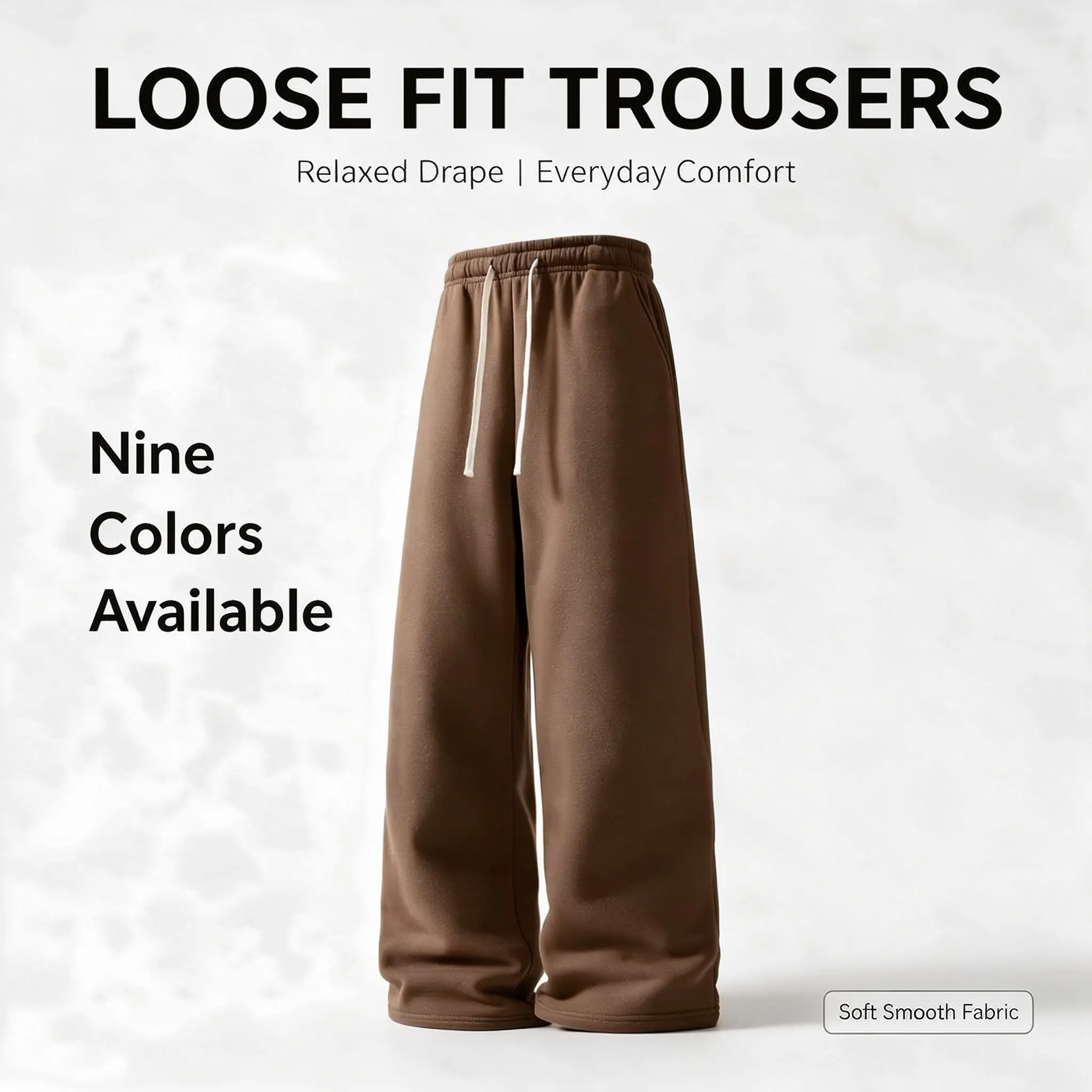 Ultra-Soft Wide-Leg Sweatpants 4-Pack 