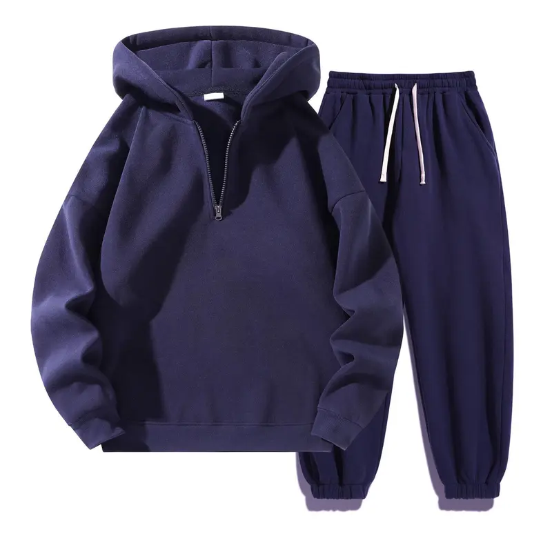 Men's Vintage Knitted Tracksuit Set, Fitted