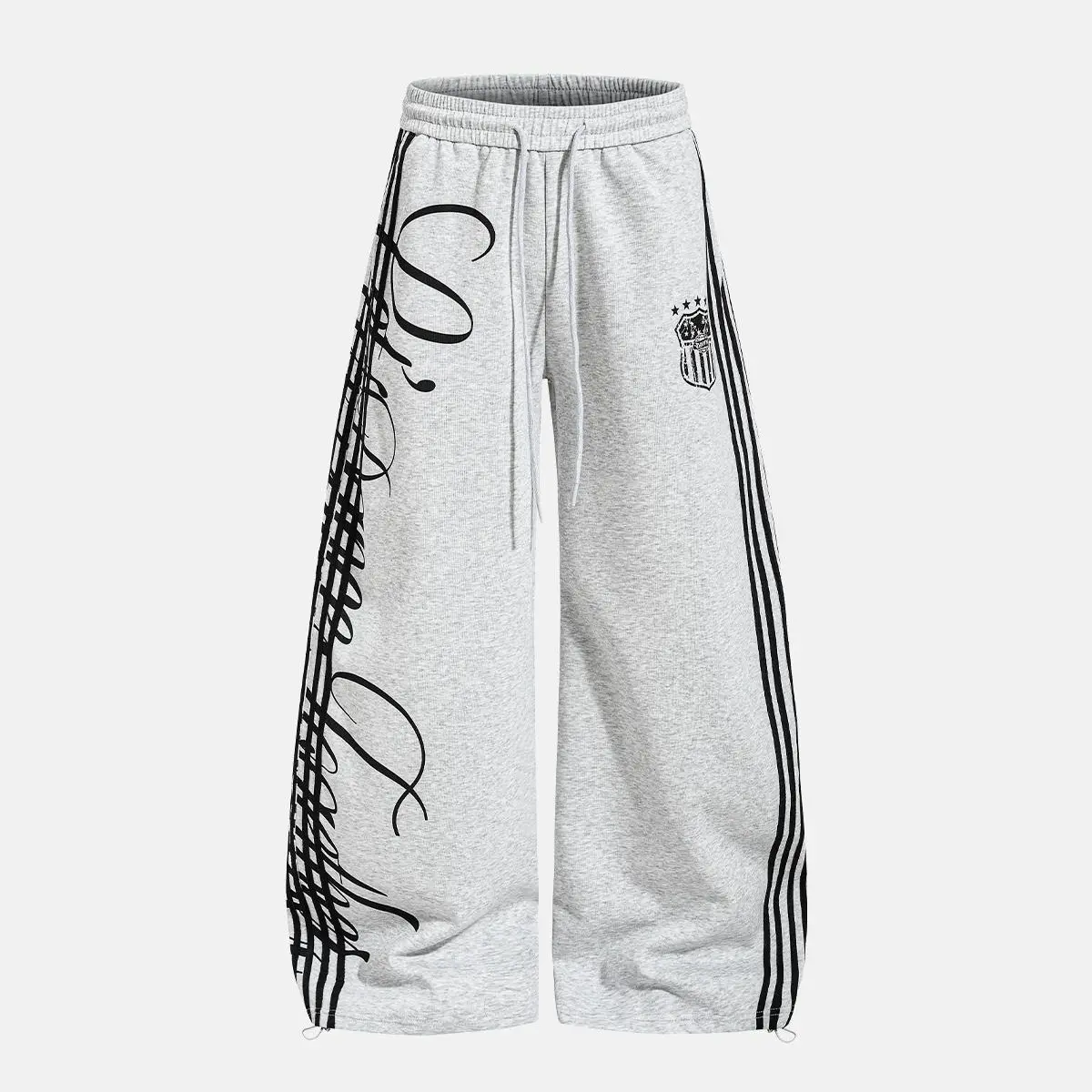 Inflation Viral Streetwear Y2K Baggy Track Pants for Men | Graffiti Print Wide Leg