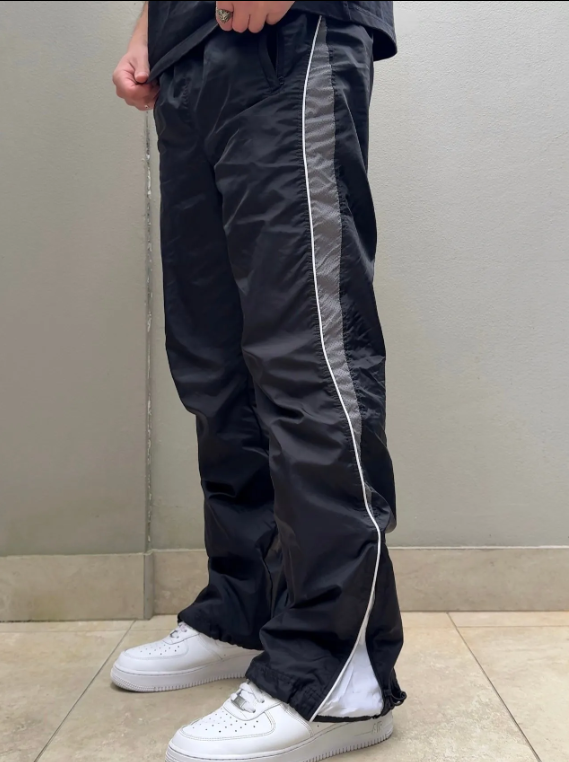  SUPER RARE Vintage Track Pants Black| Y2K 2000s