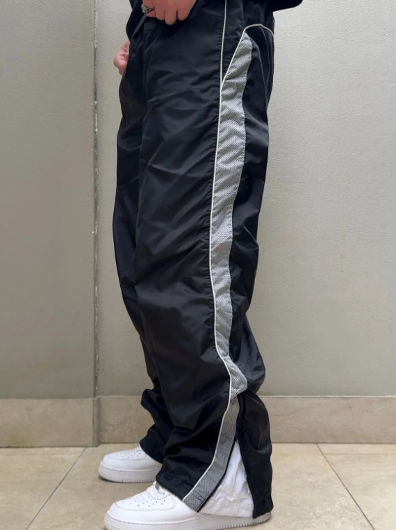  SUPER RARE Vintage Track Pants Black| Y2K 2000s