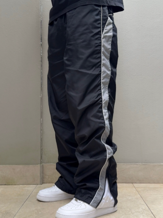  SUPER RARE Vintage Track Pants Black| Y2K 2000s