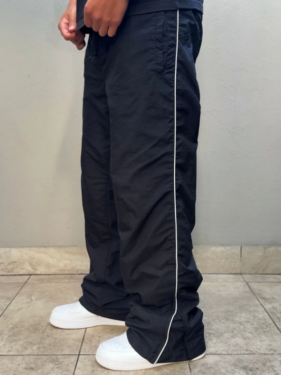  SUPER RARE Vintage Track Pants Black| Y2K 2000s