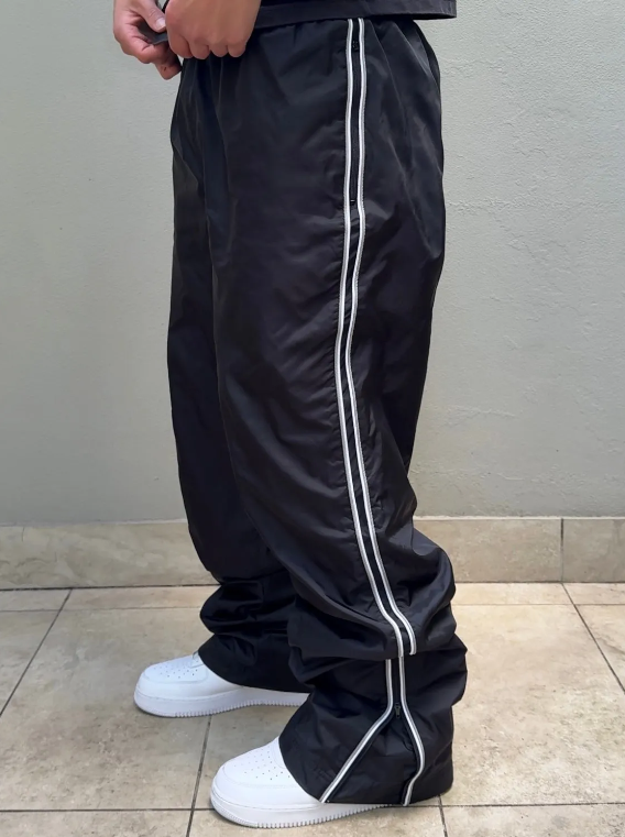  SUPER RARE Vintage Track Pants Black| Y2K 2000s