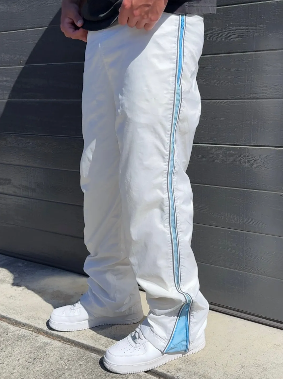 SUPER RARE Vintage Track Pants White| Y2K 2000s