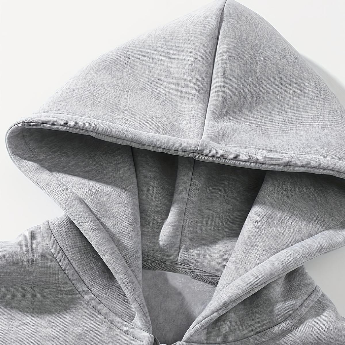 Men's Fitted Half-Zip Hoodie - Long Sleeve Streetwear Men's Clothing, Everyday Tops, Sports & Casual Outdoors Sweatshirt