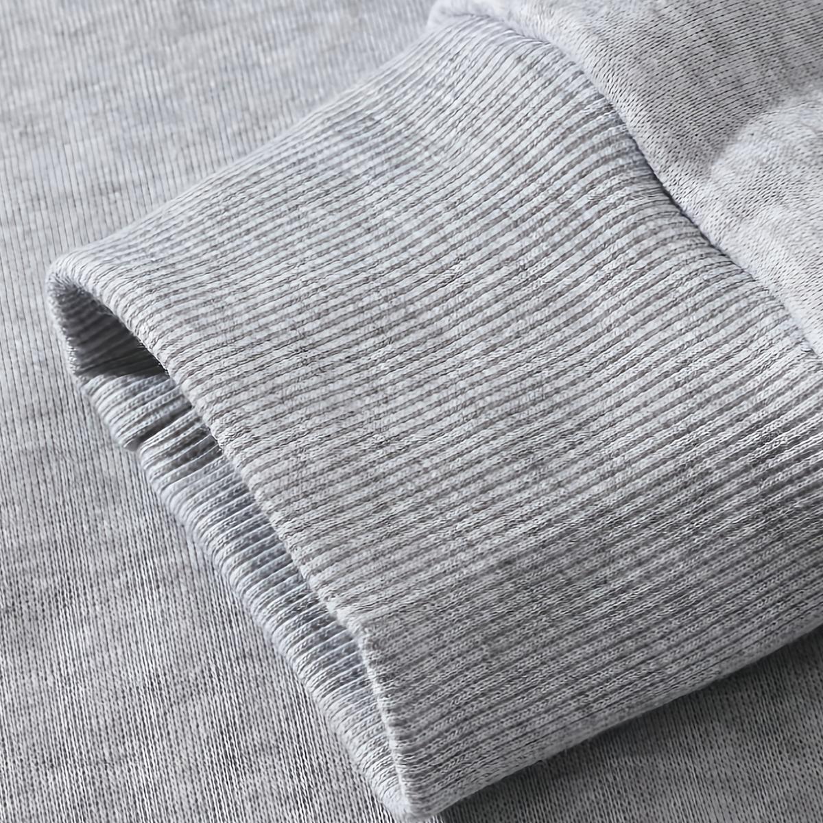 Men's Fitted Half-Zip Hoodie - Long Sleeve Streetwear Men's Clothing, Everyday Tops, Sports & Casual Outdoors Sweatshirt
