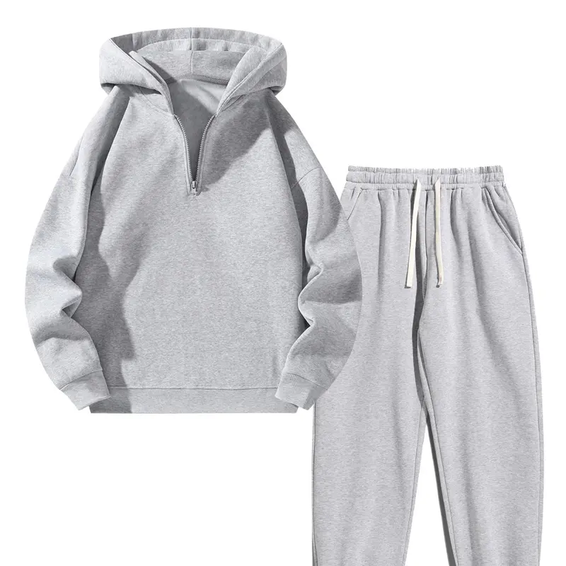 Men's Vintage Knitted Tracksuit Set, Fitted