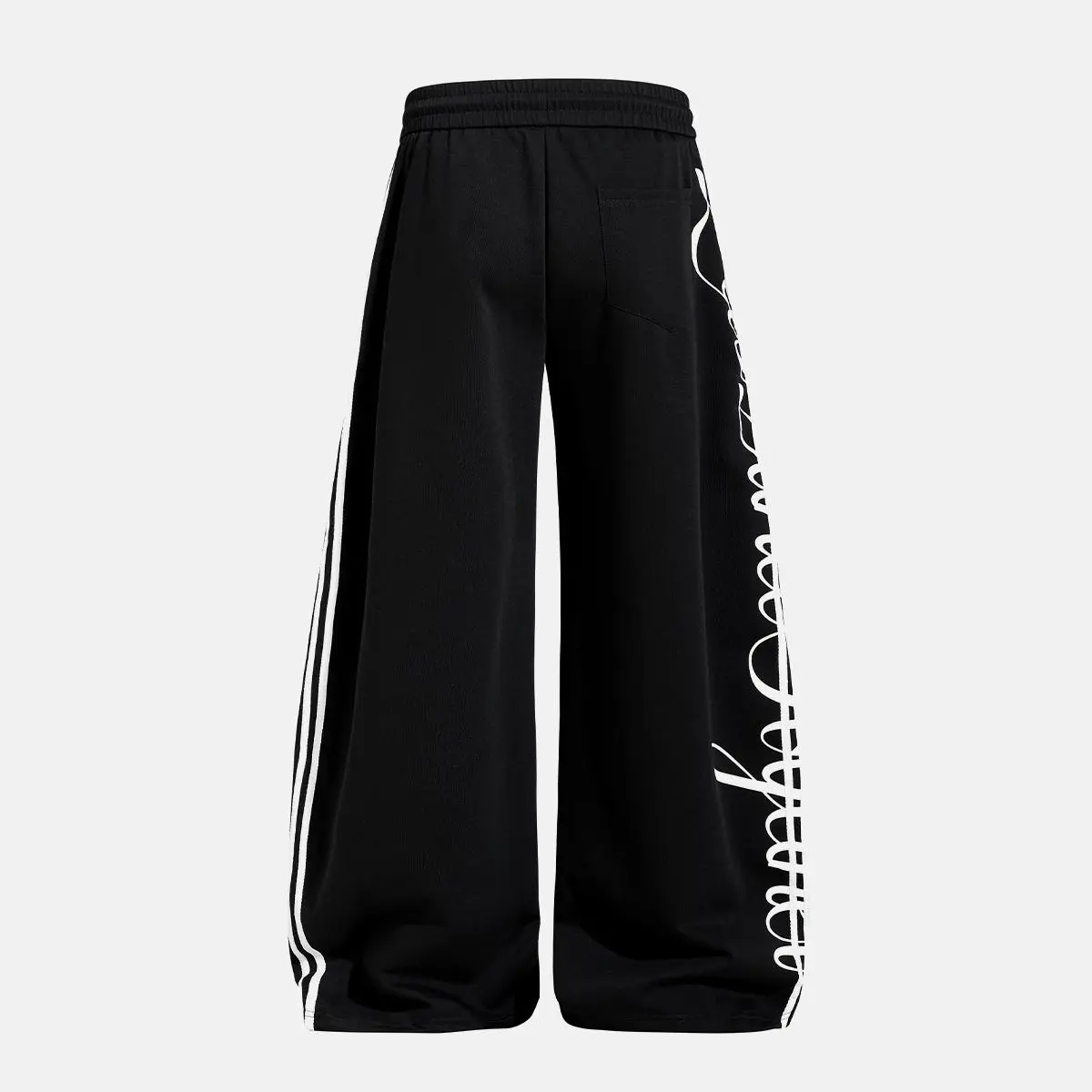 Inflation Viral Streetwear Y2K Baggy Track Pants for Men | Graffiti Print Wide Leg