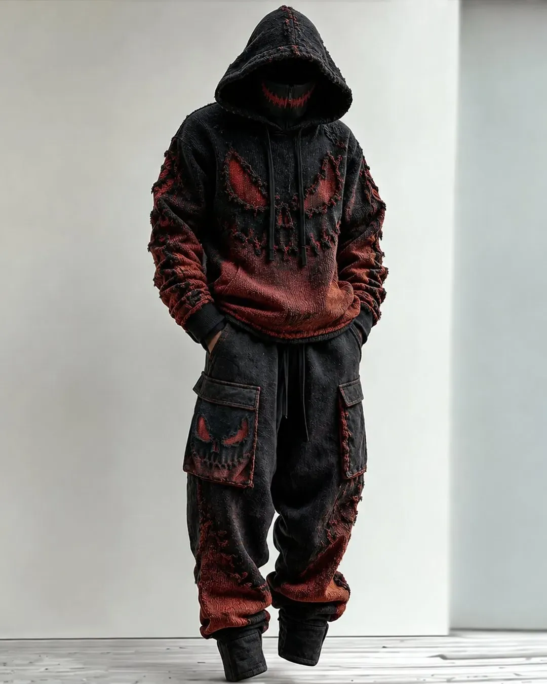 Halloween  Hoodie&Pants&Mask