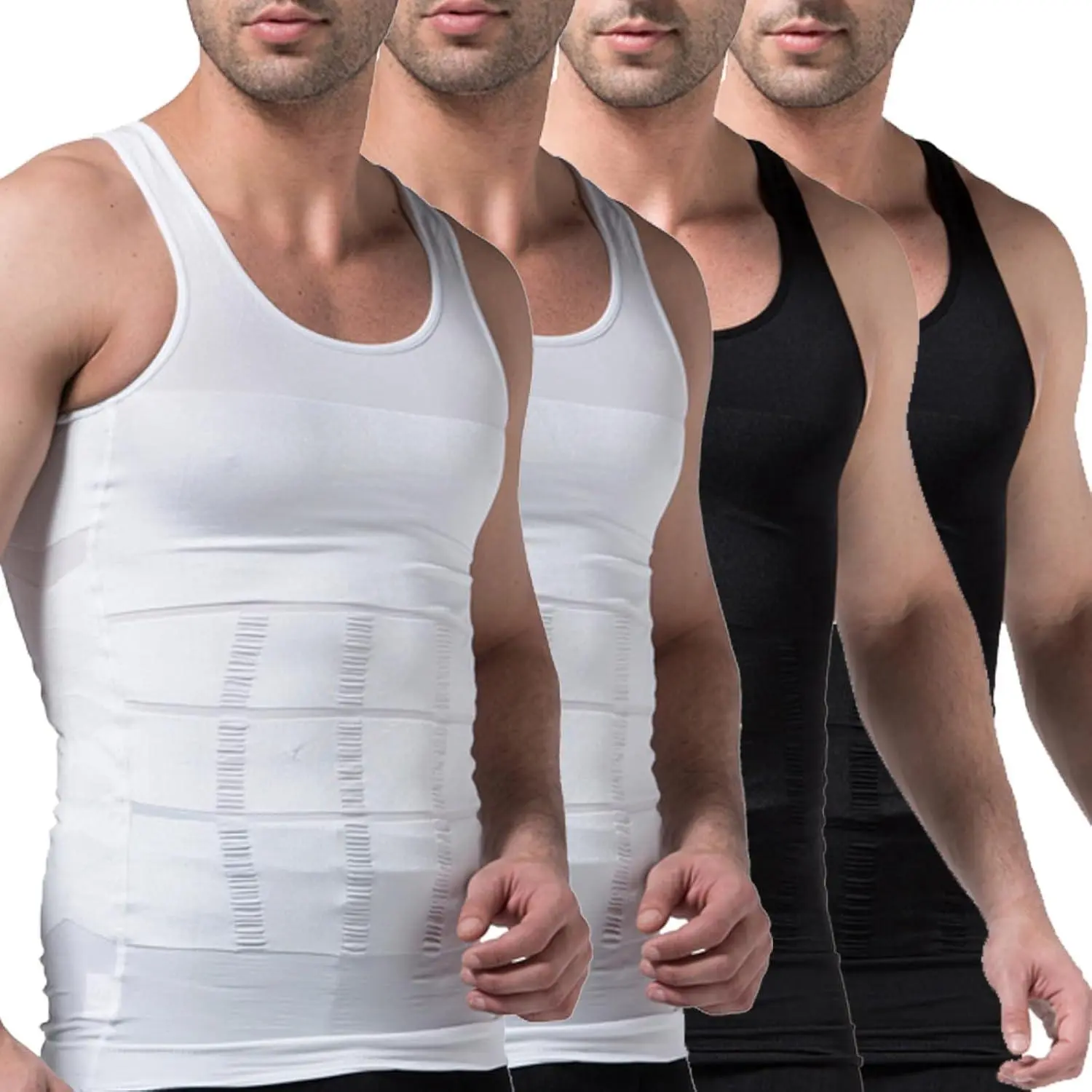 Men's Mesh Shapewear Compression Tank Top 