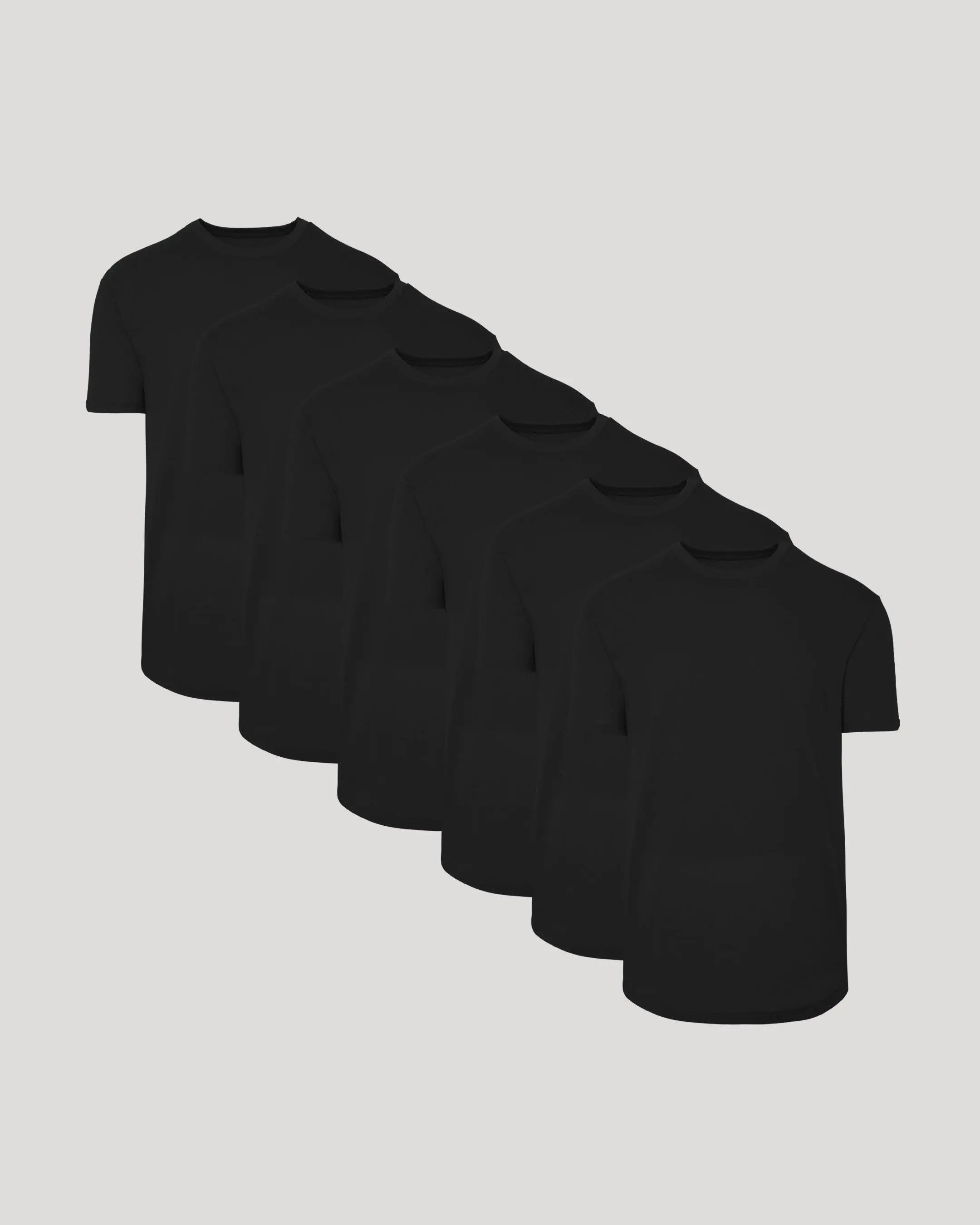 True Classic Men's Curved Hem Crew Neck T-Shirt