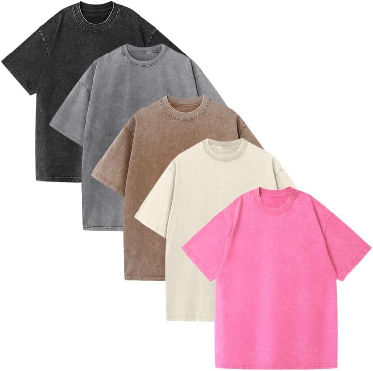 Oversized Unisex Vintage Heavyweight Cotton T-Shirts