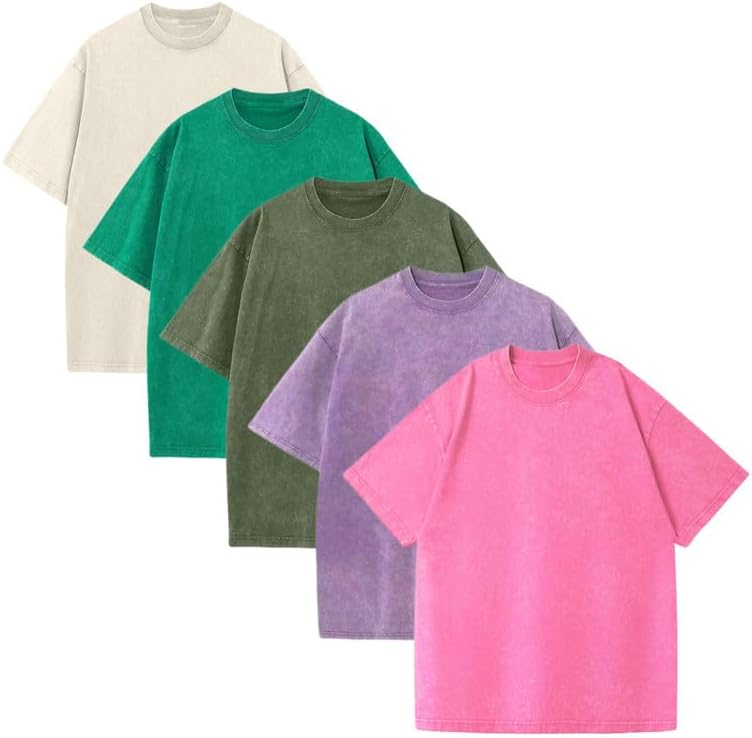 Oversized Unisex Vintage Heavyweight Cotton T-Shirts