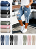 Fashion Distressed Ripped Capri Jeans