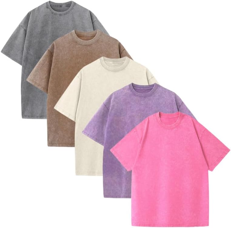 Oversized Unisex Vintage Heavyweight Cotton T-Shirts