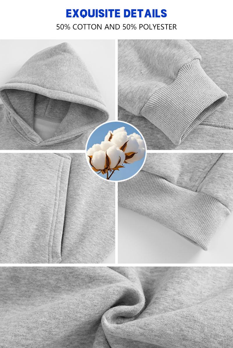 Men's Hoodie  Long Sleeve Pullover Regular Fit Soft Breathable Durable Everyday Machine Washable Casual Outdoor Urban Street Wear Black Beige