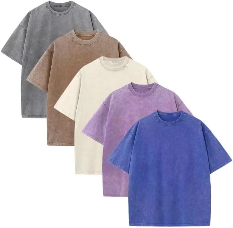 Oversized Unisex Vintage Heavyweight Cotton T-Shirts