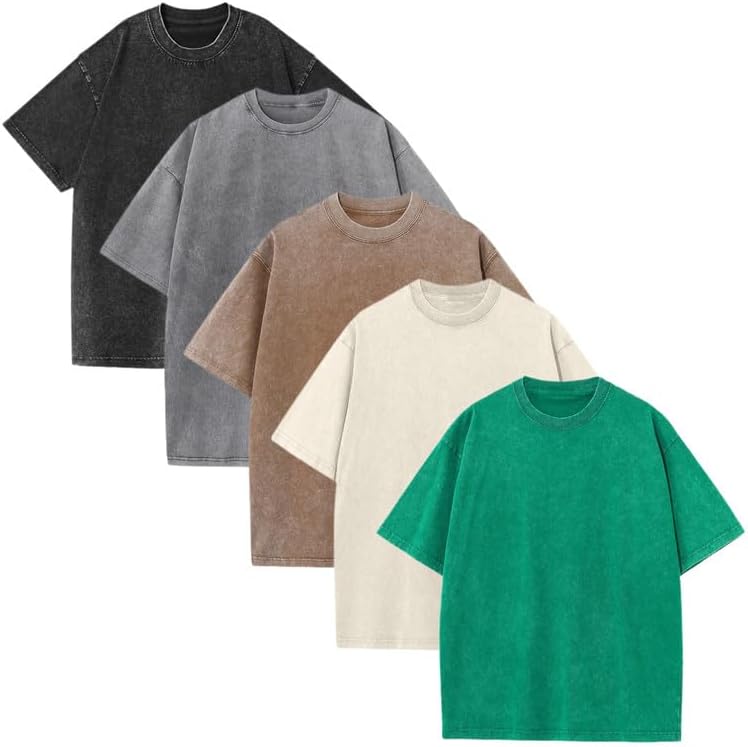 Oversized Unisex Vintage Heavyweight Cotton T-Shirts