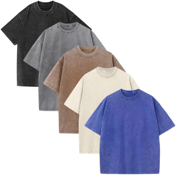 Oversized Unisex Vintage Heavyweight Cotton T-Shirts