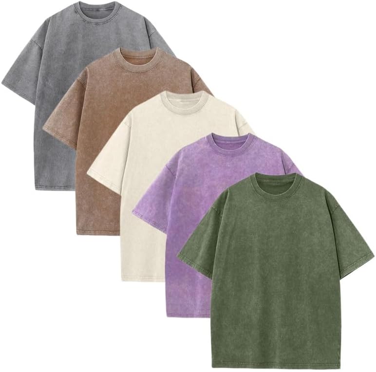 Oversized Unisex Vintage Heavyweight Cotton T-Shirts